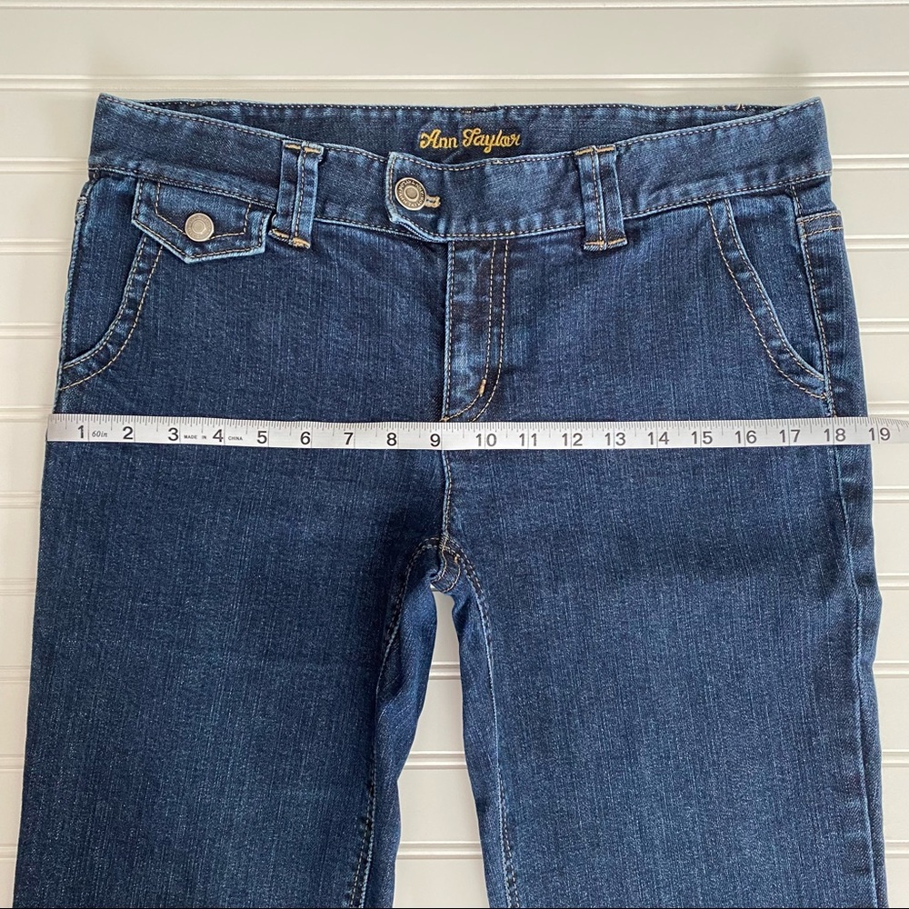 Ann Taylor Modern Fit Lindsay Waist Denim Capri Jeans Women’s Size 10 - Picture 8 of 12